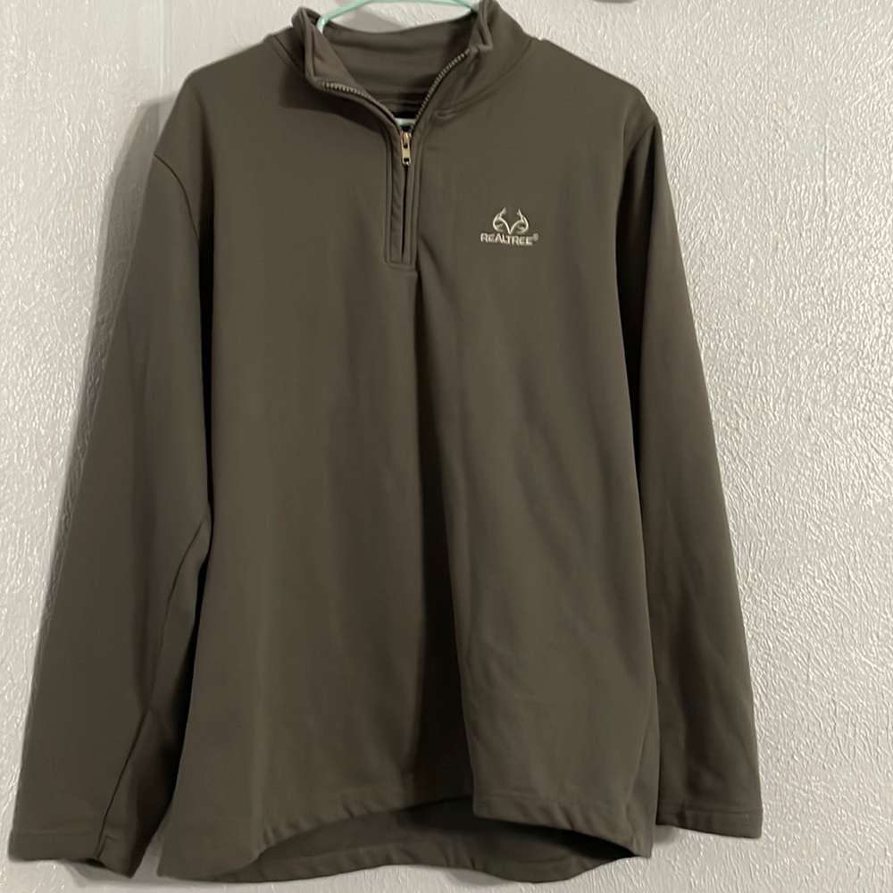 Mens dark gray pull over